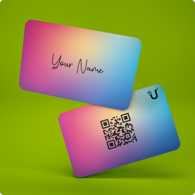 Multi-color Spectrum Uno Card